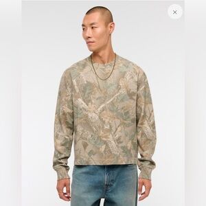 Abercrombie & Fitch Men’s Camouflage waffle long sleeve size M